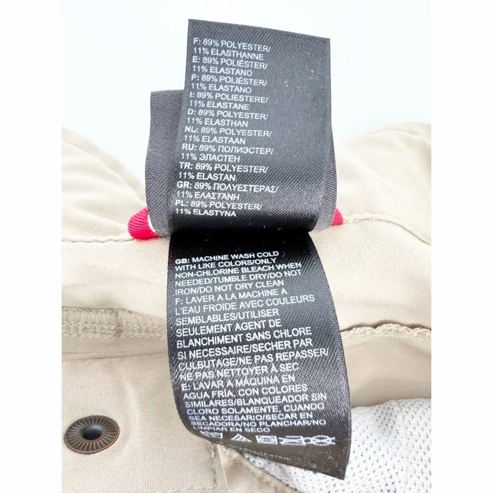 The North Face Shorts Nylon Belt Size 30 Tan